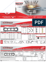 Catálogo de producto para motor Mazda 323