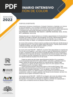 Temario SEMINARIO GESTION DE COLOR - RECONQUISTA 2022