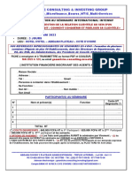 5 B Gcig Fiche D'inscription Au Seminaire Gestion de La Clientele Mai 2023