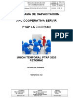 Programa de Capacitación y Entrenamiento Ptap La Libertad