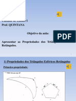 Propriedades dos triângulos esféricos retângulos