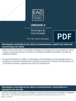 Slides de Aula - Unidade II PDF