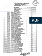 Ranking de Promedio Ponderado I-VIII Ciclo Enfermería UNA-PUNO