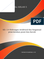 Hubungan Struktural dan Fungsional Pemerintahan Pusat dan Daerah