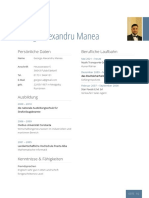 Lebenslauf George Manea PDF