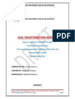 Kassala Hospital Soil Investigation Report