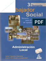 Trabajador Social. Temario Oposiciones Vol Iii PDF