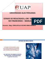 Estado de Resultado y Ori de Laempresas No Finacieras