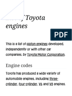 List of Toyota Engines - Wikipedia PDF