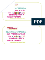 1º Dia de Aula