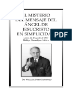 El Misterio Del Mensaje Del Ángel de Jesucristo en Simplicidad