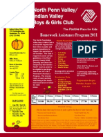North Penn Valley/ Indian Valley Boys & Girls Club: Homework Assistance Program 2011
