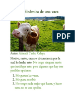 Aerodinámica de Una Vaca