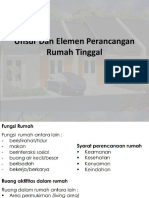 Unsur Dan Elemen Perancangan Rumah Tinggal