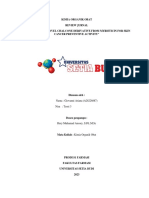 Review Jurnal "Synthesis of A Novel Chalcone Derivative From Myristicin For Skin Cancer Preventive Activity" Giovanni Ariana A28226887