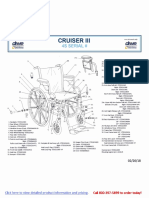 Parts Diagram Cruiser III Wheelchair
