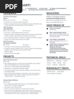 Niharika Bharti RESUME PDF