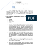 Worksheet: 1. What Is Darwin's Contribution To Modern Science? Cite 3 References