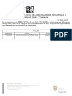 Acta de Constitución Del Delegado de SST - Cuenca (Marzo 2023) PDF