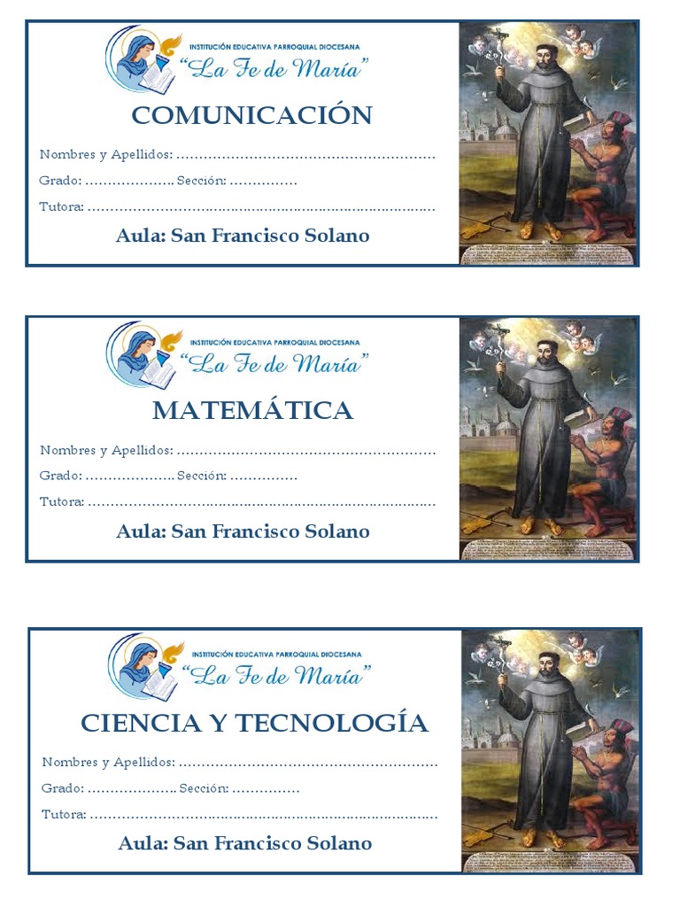 Etiquetas para El Cuaderno San Francisco Solano PDF | PDF | Artes del  Lenguaje y Comunicación | Estudios de idiomas extranjeros