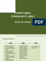 Síntese - Crónica de Fernão Lopes