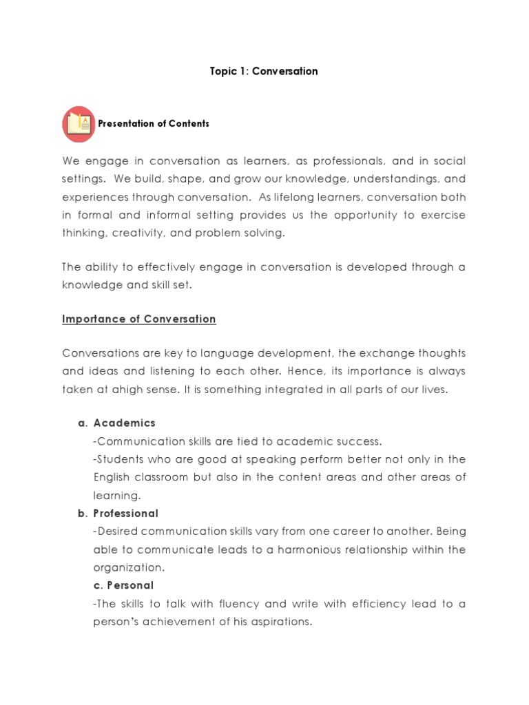 Unit 4 Topics 1 and 2 | PDF | Conversation | Learning
