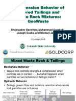 Compression Behavior of Filtered Tailings and Waste Rock Mixtures - GeoWaste PDF