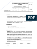 Procedimiento de Trabajo en Altura Con Andamios Rev.01 PDF