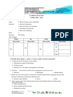 Latihan Soal PTS Tema 6