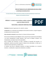 Módulo 3 - Pautas para La Reedición Territorial PDF