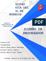 Diseñó de Un Procesador