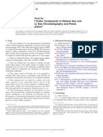 D 6228 - 19 Determination of Sulfur Compounds in Natural Gas