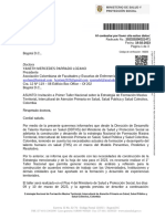 Invitación Ministerio