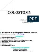 COLOSTOMY