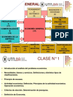 2015 Clase 1 - Problema Economico