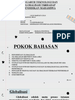 TEKNOLOGI DAN GLOBALISASI PENDIDIKAN MAHASISWA