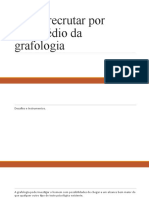 Como Recrutar Por Intermedio Da Grafologia