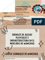 Escuela Profesional de Inginieria Civil: Problematica en La Infrectructura Del Mercado Huanchaq