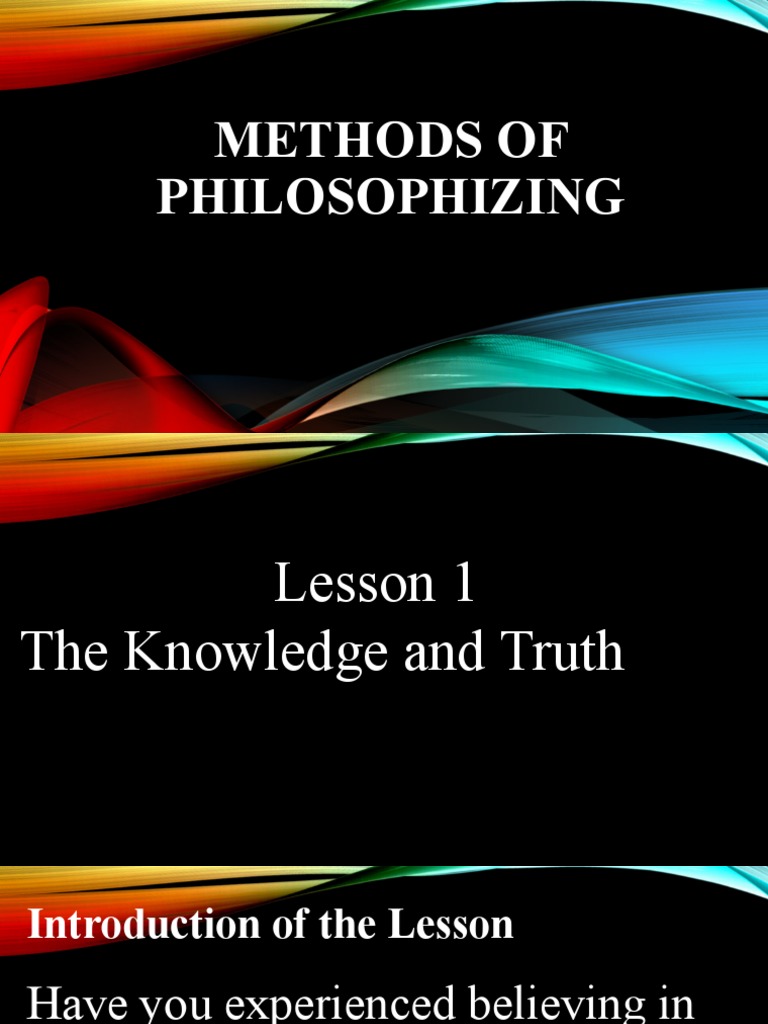 Epistemology: Methods of Acquiring Knowledge | PDF | Rationalism | René ...