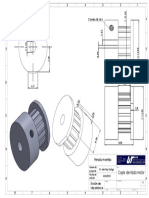 Cople Dentado Motor: 2 Tornillos M2.5x0.5