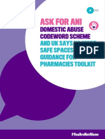 Ask For Ani Domestic Abuse Codeword Scheme and Uk Says No More Safe Spaces Scheme Guidance For Pharmacies Toolkit PDF