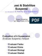 FTS Non Sol - P7. Evaluasi Sediaan Suspensi