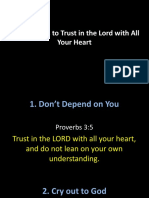7 Daily Steps To Trust in The Lord