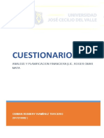 Cuestionario II Parcial