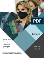 Ensayo Politica en Bolivia 2019-2020