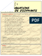Equations - L Age de Diophante PDF