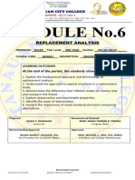 Module 6 - Replacement Analysis