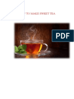 How To Make Sweet Tea