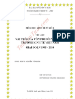 TIỂU LUẬN - VAI TRÒ CỦA VỐN FDI ĐỐI VỚI TĂNG TRƯỞNG KINH TẾ VIỆT NAM GIAI ĐOẠN 1995 - 2010 (download tai tailieutuoi.com) PDF