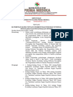 SK Kebijakan Pembentukan Pedoman Internal PPI KPM